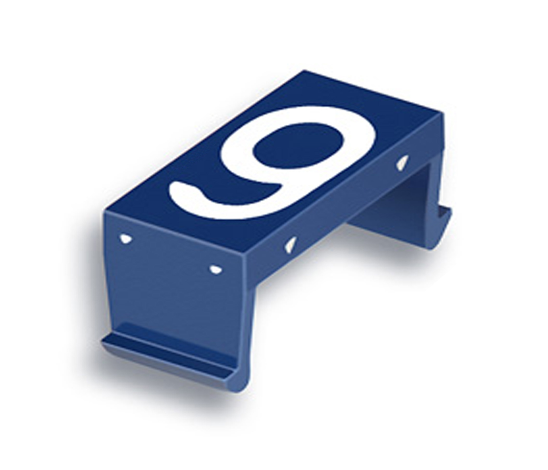 FP Zahlenfeld 6/9 10mm blau