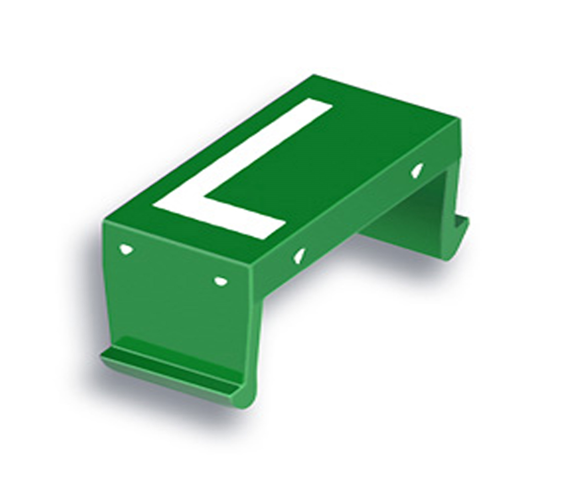 FP letter field L 40mm green