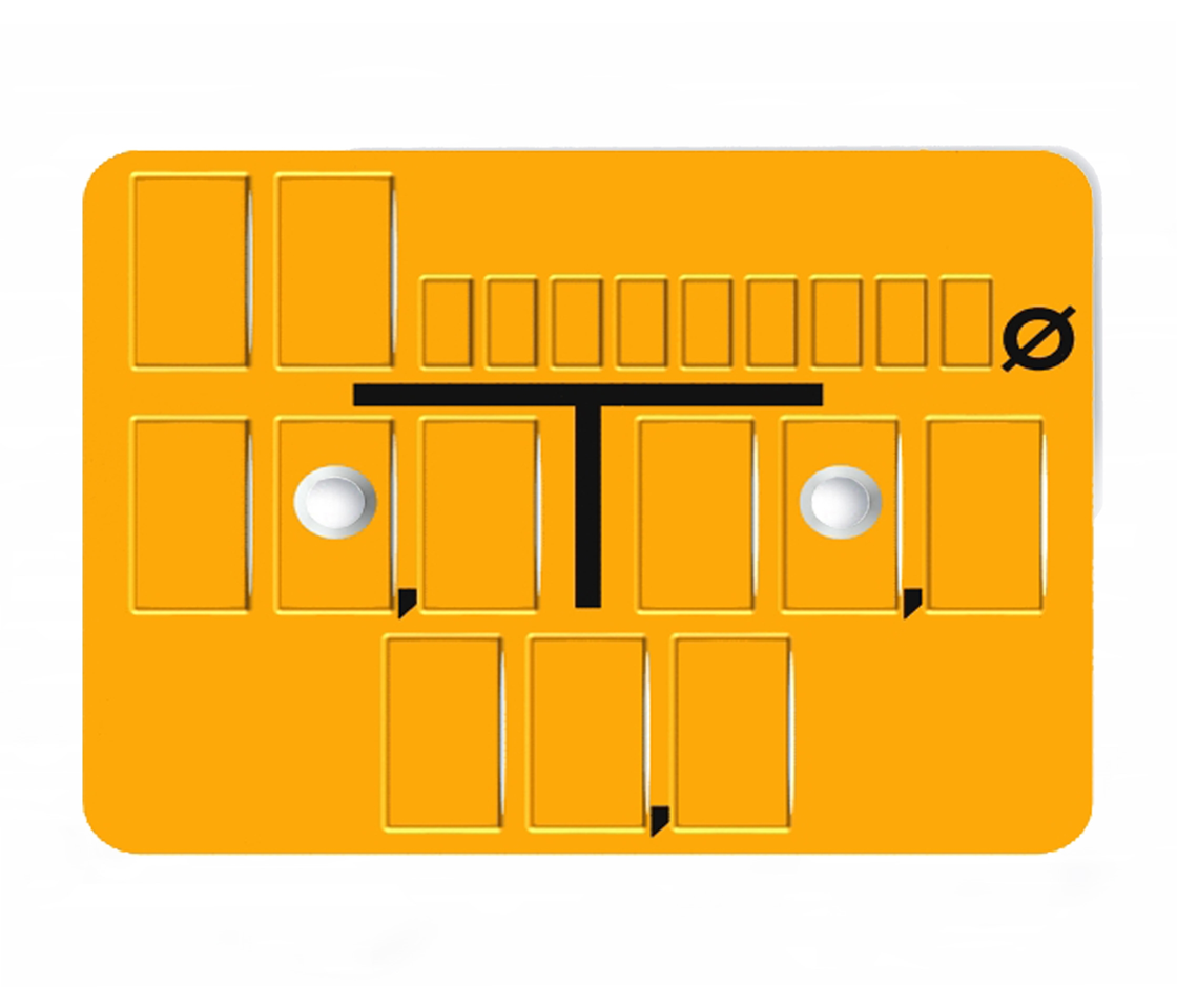 PLICA Metallschild 140x110mm