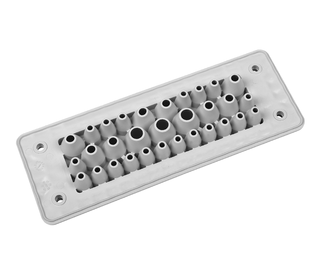 Kabeldurchführungsplatte