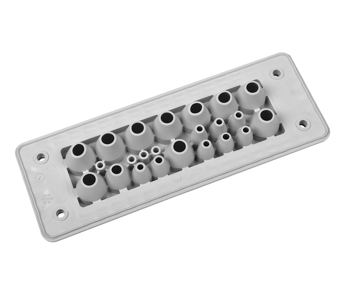 Kabeldurchführungsplatte