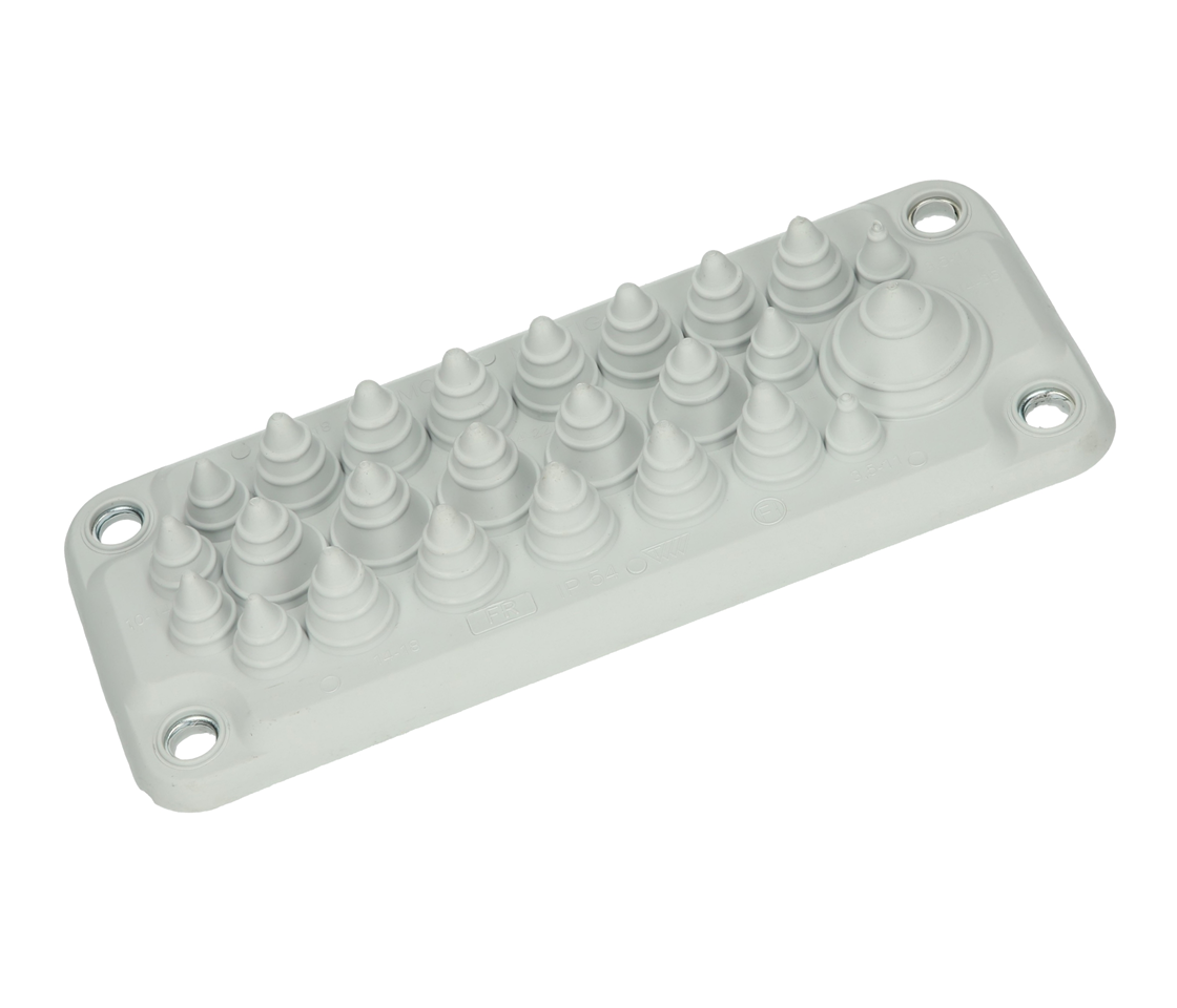 Kabeldurchführungsplatte