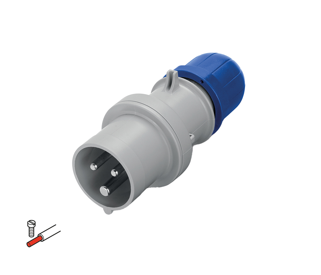 SCAME OPTIMA CEE-Stecker 32A, IP44, 6h