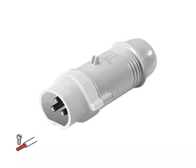 CEE Stecker 32 A, IP44|54, IEC309, gerade mit Schraubanschluss