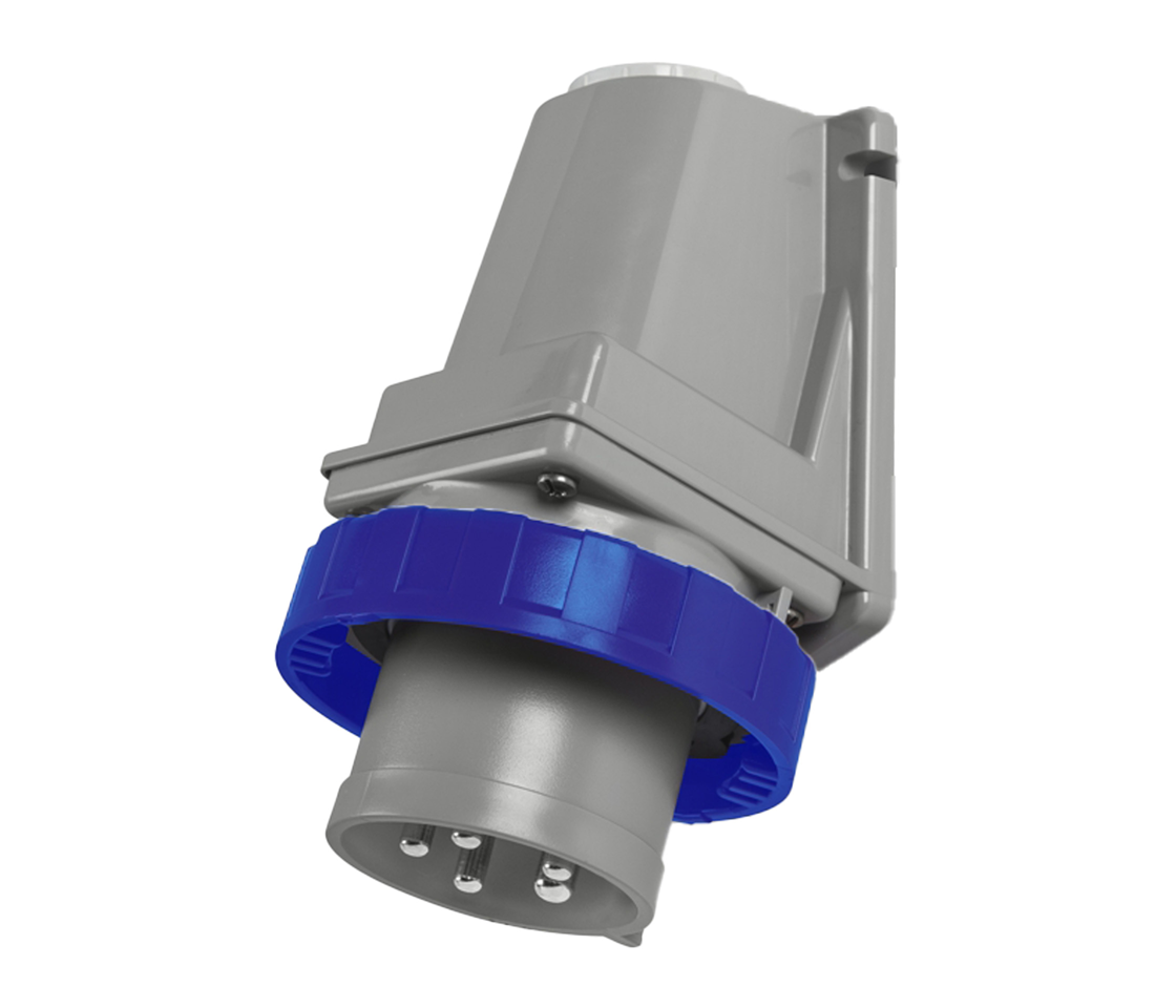 Scame surface-mounted plug, 2P+E, 6h