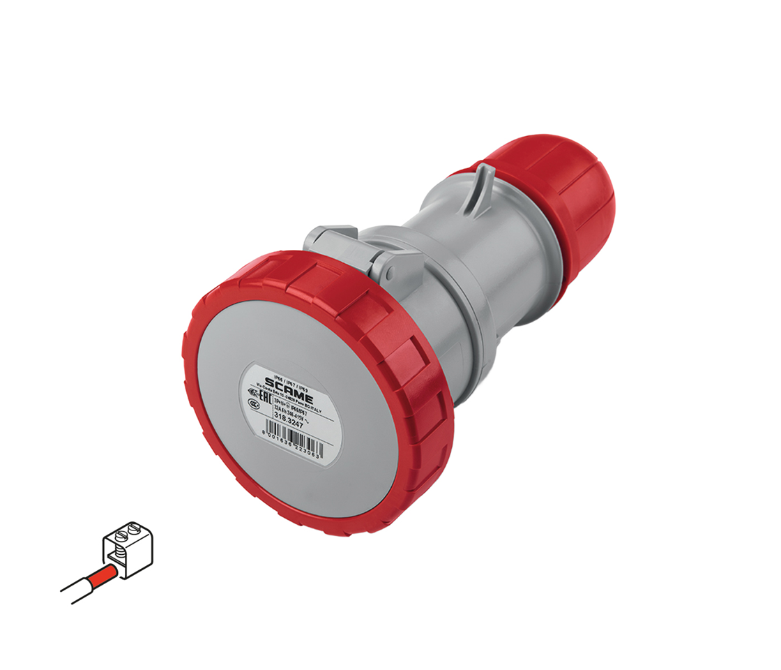 Scame Coupling Socke,3P+N+E,6h