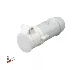 CEE-Kupplungen gerade mit Schraubanschluss, 32 A, IP44|54, IEC309