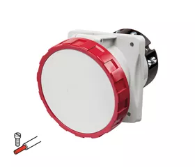 CEE Anbau-Steckdose schräg mit Schraubanschluss, 63 A, IP66|67|69