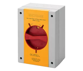 Lasttrennschalter SCAME, IP66/69, rot-gelb