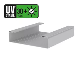 Kabelrinne  gelocht  3 m, UNEX U48X, halogenfrei