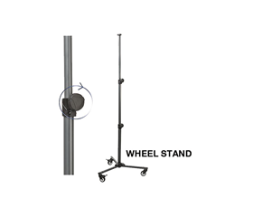 Stative WHEEL STAND, 0.9...1.9 m