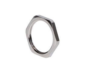 Dado esagonale, ottone nichelato, versione pesante (M)