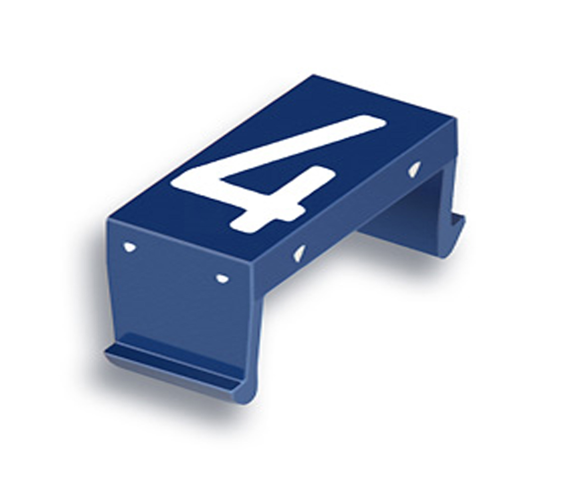 FP Zahlenfeld 4 25mm blau