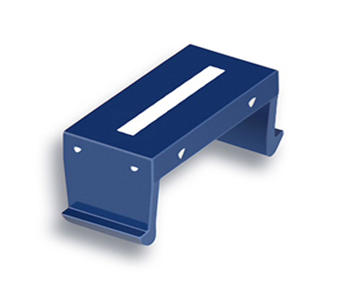 FP Buchstabenfeld I 25mm blau