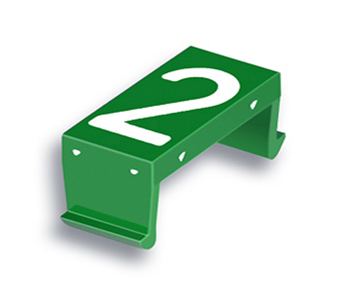 FP Zahlenfeld 2 25mm grün