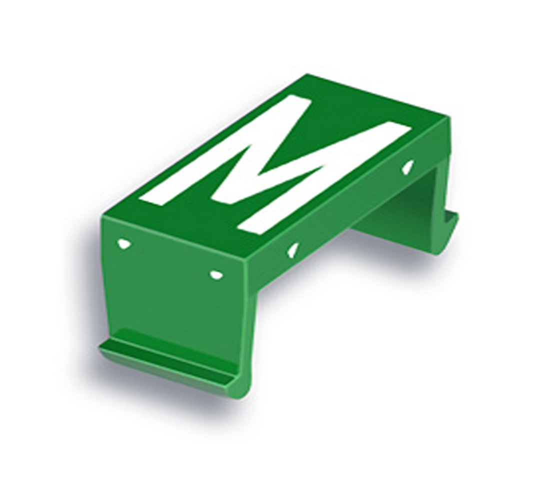 FP letter field M 40mm green