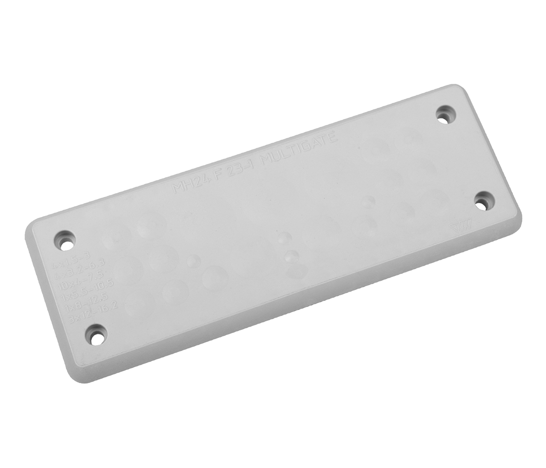 Cable entry plates