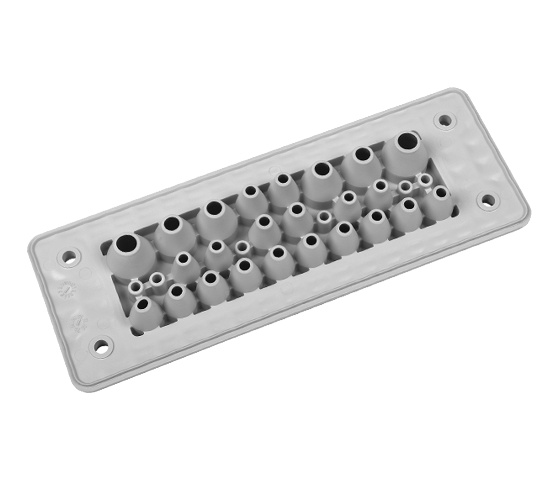 Kabeldurchführungsplatte