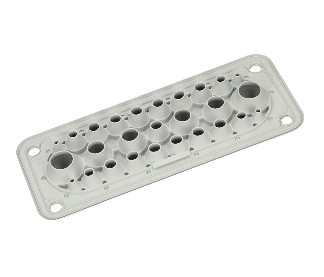 Kabeldurchführungsplatte