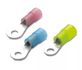 Isolierte Ringkabelschuhe halogenfrei