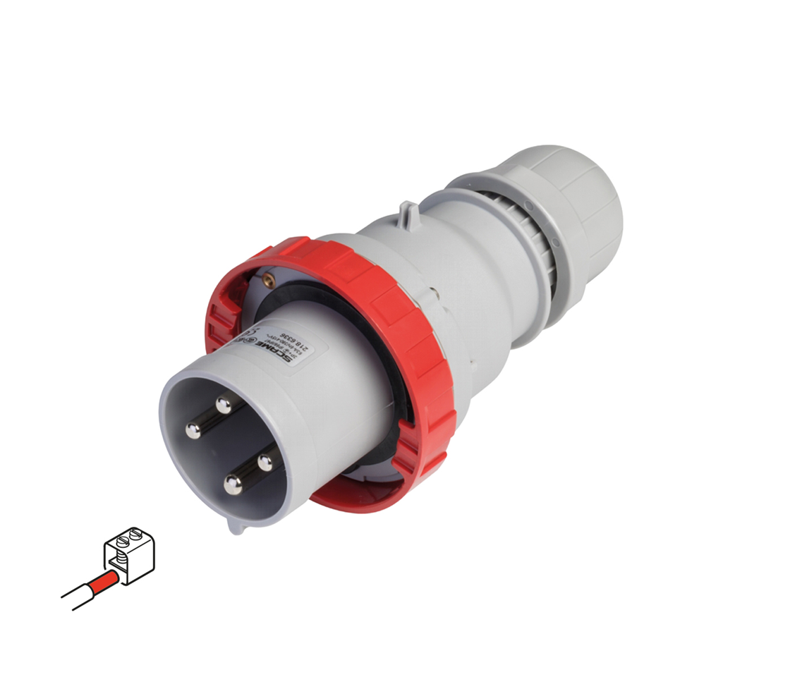 SCAME OPTIMA CEE-Stecker 125A, 6h