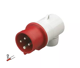 SCAME EUREKA Spina CEE angolare 16A 3P+T 6h EC000140 spina CEE (IEC 60309)