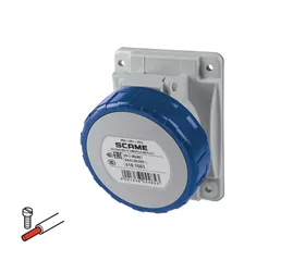 Scame Prise encastré,3P+N+T,6h