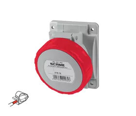 Scame Prise encastré,3P+N+T,6h