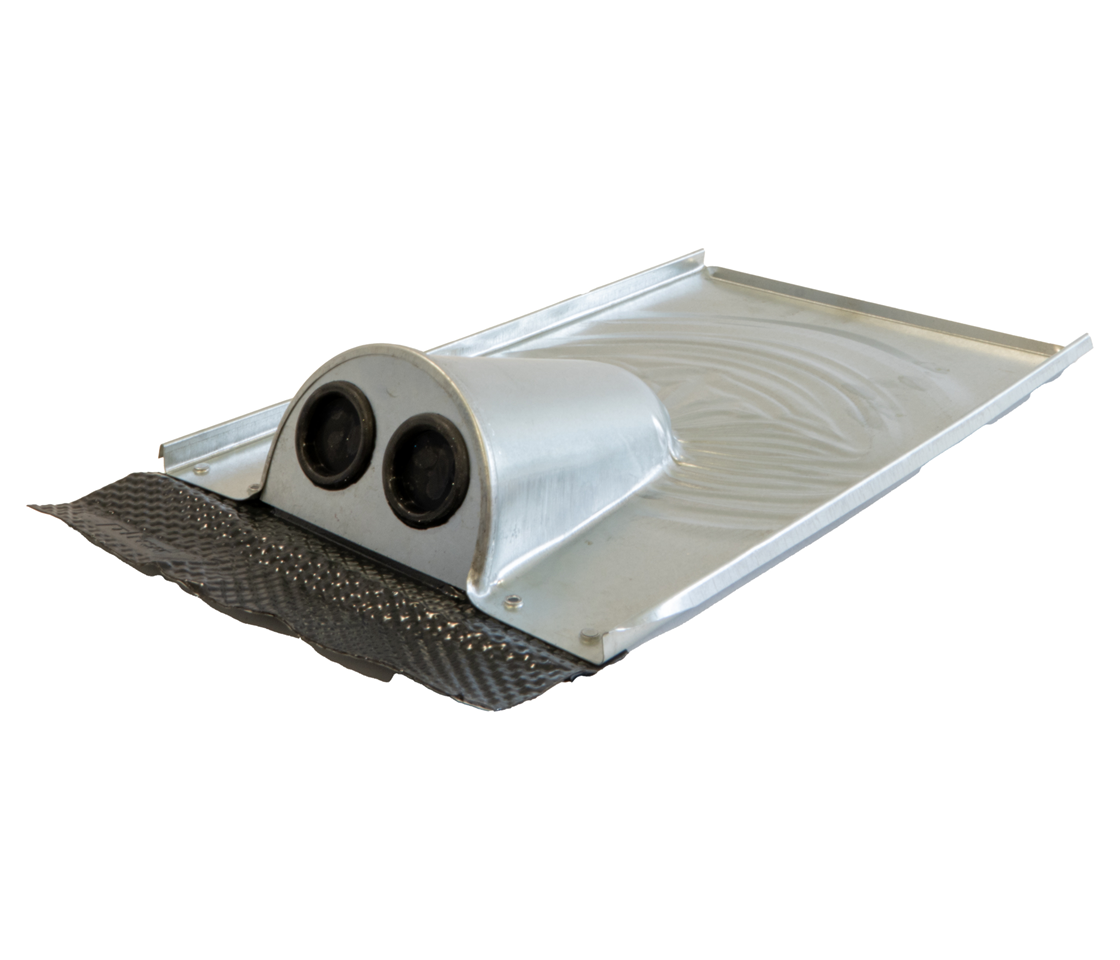 Doppel-Rohrdurchführung