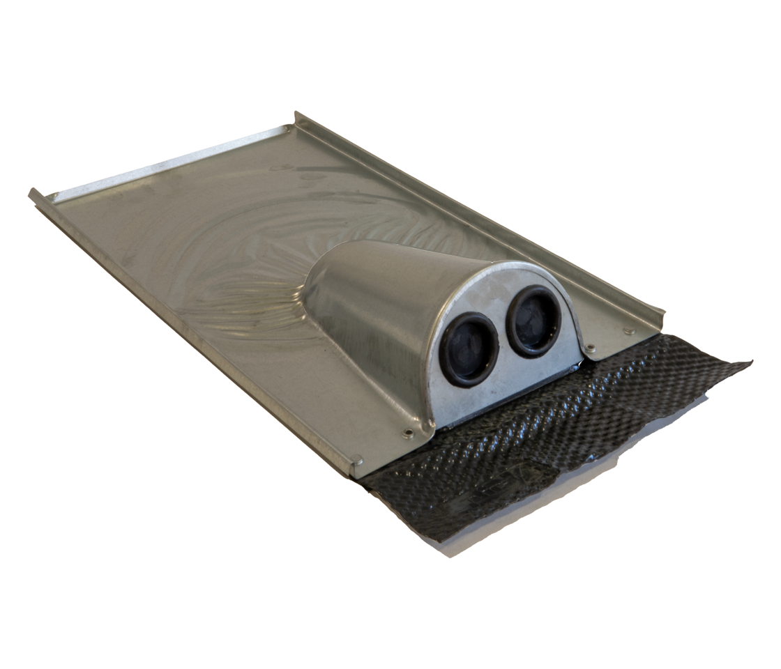 Doppel-Rohrdurchführung